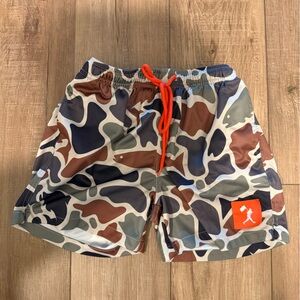 Baseballism | Fishing Club Angler Camo Diamond Air Mesh Shorts - Youth L